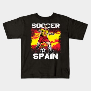 Spain Futbol Soccer Kids T-Shirt